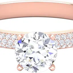 avsar R-3643 14kt Cubic Zirconia Rose Gold ring-picture-16