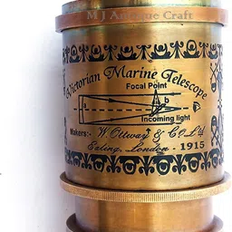 M J Antique Craft M J T001 Refracting Telescope image 5