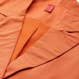 cottinfab Women Solid Single Breasted Formal Blazer image 4