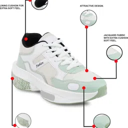 oxxaro Comfortable Stylish Sport Running Waling Shoes for Men Training & Gym Shoes For Men image 4