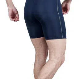 never lose Solid Men Dark Blue Tights image 2