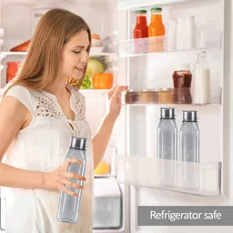 milton Prime 1000 Pet Water Bottle, 1 Piece, 1 Litre, Grey 1000 ml Bottle image 3