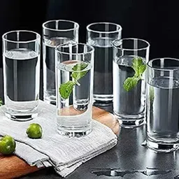 mdnsho (Pack of 6) GLASS75es004 H75 Glass Set Water/Juice Glass-picture-16