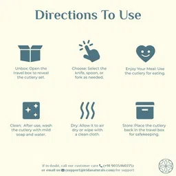 irida naturals Cutlery set Plastic Cutlery Set image 5