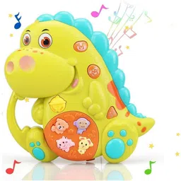 Dinosaur Piano, Baby Musical Toy, Musical Piano Light Up Toy Piano ,Crib Music Toy for Babies and Toddlers ,Toy Keyboard for Toddlers - Toys for 2 Year Boys and Girls - (Multicolor)-image-14