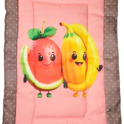 rhythm fabrics Cotton Pan Godadi For New Born Baby Pack Of 5 Bed Mattress,Godari,Godadi Set Cotton Soft Baby Sleeping Mattress Digital Printed image 4