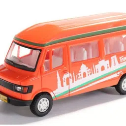 sarasi Travel India Vehicles, Pull Back Action Toy Pack 1-Orange-picture-17
