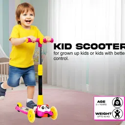 odelee Height Adjustable Kick Scooter for Kids Foldable with Lighting Wheels-picture-37