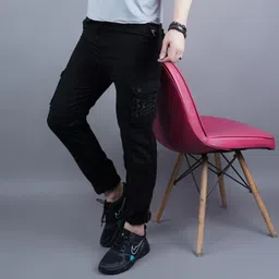 white leapard Men Cargos image 1