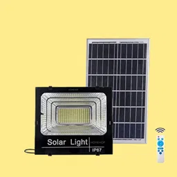 homehop Solar 100 Watt LED Outdoor Model Flood Lights decor design Automatic light Aluminium Alloy Material for home garden light, Waterproof house Wall lighting With Remote Flood Light Outdoor Lamp-picture-15