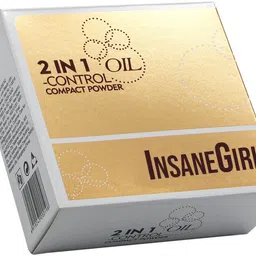 insanegirl 2 in 1 Oil Control Compact Powder Compact image 4