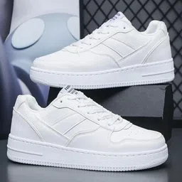 zontex 'Casual Stylish Trendy Outdoor full white sneakers shoes for boys and men Sneakers For Men image 3