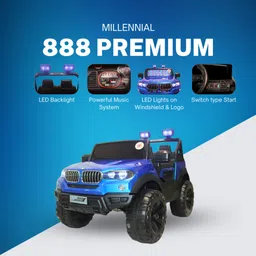 millennial 888 Kids Battery Operated Rideon 4*4 Jeep Jeep Battery Operated Ride On image 2