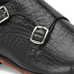 nico nerini Men’s Premium Handcrafted Genuine Leather Double Monk Formal Shoes for Men Monk Strap For Men image 5