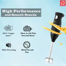 wow home 300 W Black Hand Blender image 4