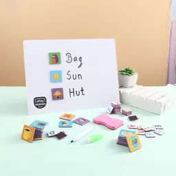 play nation Spell World Magnetic Learning Set with Fun Alphabets & Magnetic Board and Marker image 1