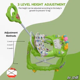 rk star Musical Activity Walker With Parent Rod image 3