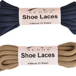 XERUS Shoe Lace Round Navy Blue Khaki For Boot Sport Hiking Shoes Shoe Lace-picture-27