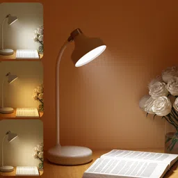360 Degree Flexible Neck, Touch Switch Rechargeable Desk Eye Protection Table Lamp-image-74