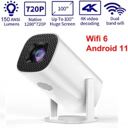 Amya Nature Android 11.0 Smart Projector, 1080P & 4K Support, 2X Brighter, 2.4G & 5G Wifi (8400 lm / 1 Speaker / Remote Controller) Portable Projector-picture-24