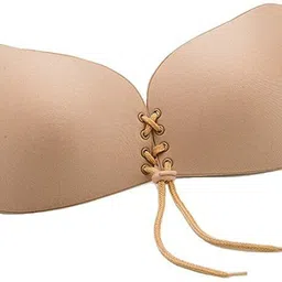 dn brothers Invisible Silicone Gel Self Adhesive Backless Reusable Stick on PushUp Bra DN436 Nursing Breast Pad image 1