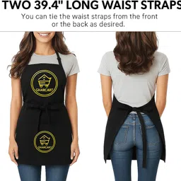 gharcart Polyester, Cotton Home Use Apron - Free Size image 2