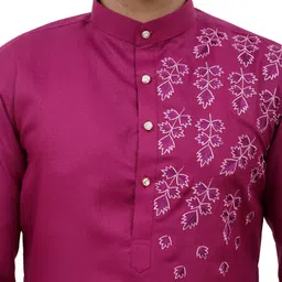 tibra collection Men Cotton Blend Kurta Pyjama Set image 4