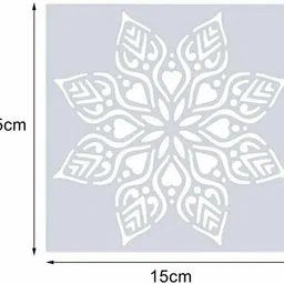 hasthip 16 Pcs Stencil Border , Reusable Painting Template for Home Decor, Crafting, DIY Plastic Stencils Mould Set Art and Craft Stencil Stencil image 3