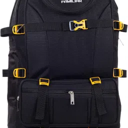 familiar FAM-441 Unisex Black Printed 60 Litres Rucksack Backpack Trekking & Hiking Expanded Extra Storage. Rucksack - 60 L-picture-22