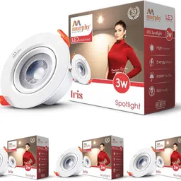 murphy LED 3W IRIS JUNCTION BOX (Warm White, Pack of 4) Recessed Ceiling Lamp-picture-27