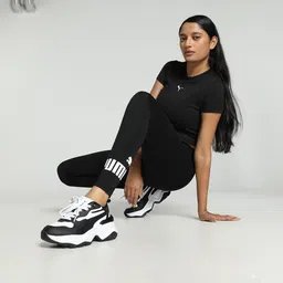 puma Solid Women Black Tights image 5