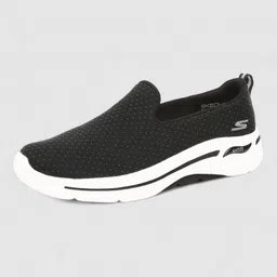 skechers 124856-BKW Slip On Sneakers For Women image 3