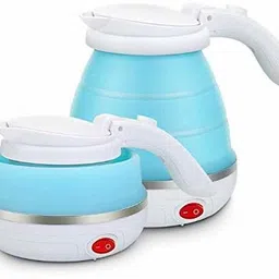 Collapsible Tea Kettle Lightweight Kettle Portable Silica Gel Electric Kettle-image-0