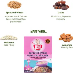 num num Sprouted Wheat Dates Almonds Cereal image 5