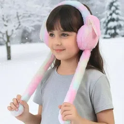 idona creation Cute jumping rabbit ear chuchu sound earmuffs for kids girls boys Ear Muff-picture-24