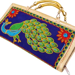 alberts Casual Purple Clutch image 5