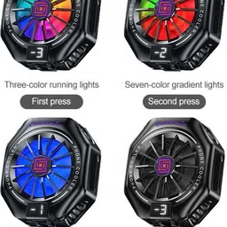 Cubonic GlacierLock TL05A PRO RGB|LED Display|3 Gear Speed with Smart Heat Sync 1 Fan Ergonomic Cooling Pad with Adjustable Height-picture-47