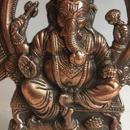 fashion bizz Surya Kiran Copper Ganesha Religious Idol image 4