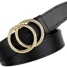 springy Women Casual, Party, Evening, Formal Black Synthetic Belt image 3