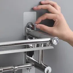 adl passion Self Adhesive Heavy Duty Transparent Nail Screw Sticker Hooks SCREWx6.21 Swivel Hook 6 image 3