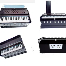 sg musical 7 Stopper Doulble Bellow 39 Keys HARMONIUM038 3.25 Octave Hand Pumped Harmonium image 2