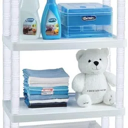 hegzi Wardrobe for Clothes Storage, Foldable Cloth Organizer Cupboard with Shelves PVC Collapsible Wardrobe image 4