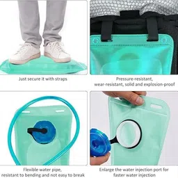 xpedition xperts Hydration Upgraded Leak Proof Water Reservoir Hydrating Bladder Bag CL-3434 Hydration Pack image 4