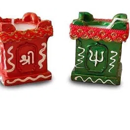 arinjay Terracotta (Pack of 4) Table Diya Set image 1
