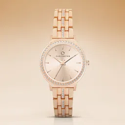 Carlington Iconic Series Premium Ladies Wrist Watches Analog Watch - For Women CT 2037 RoseGold image 1