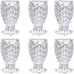 s1store Imported Crystal Glass Jug (1.3 L) 6 Glass (200 ml)(pack of 7) Jug Glass Set Jug Glass Set image 3