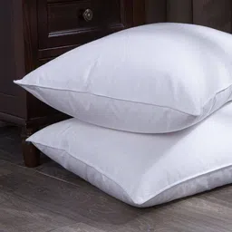 ypoloipo LUXURY Polyester Fibre Solid Sleeping Pillow Pack of 2-picture-14