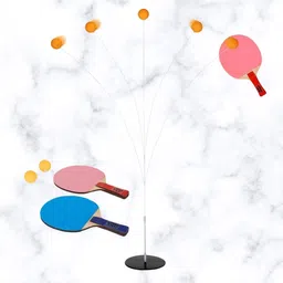 zuuluzrs New Table Tennis Trainer Rebound Rackets and Balls Training For Boys Best Table Tennis Kit-picture-10