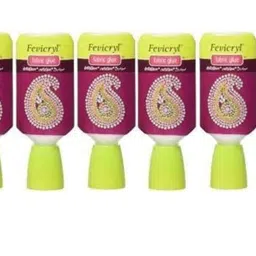 fevicryl Art Set Fabric Glue 30 ml Pack of 5 With XO Ball Pen-picture-20