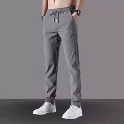 inufu Women Solid Grey Track Pants-picture-21